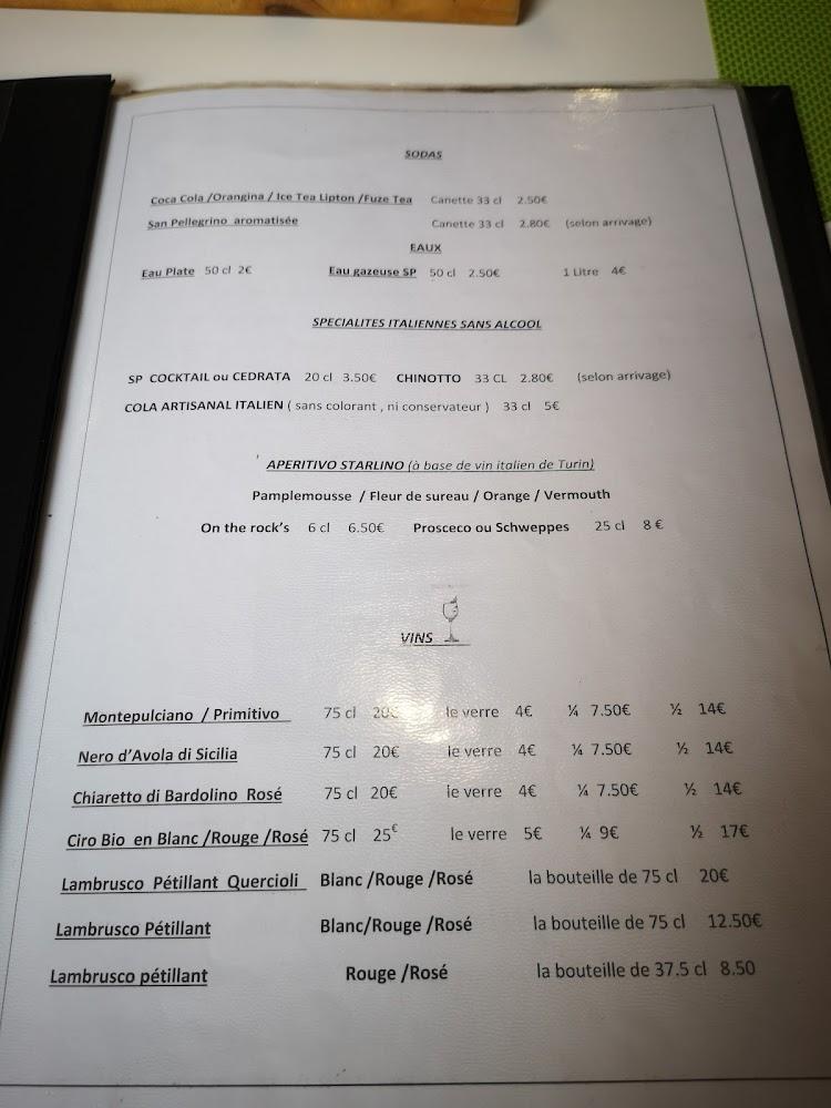 Florentino - Pizzeria au feu de bois - - Menu Image 1